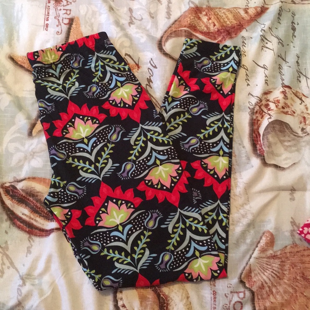 Leggings blue yellow red